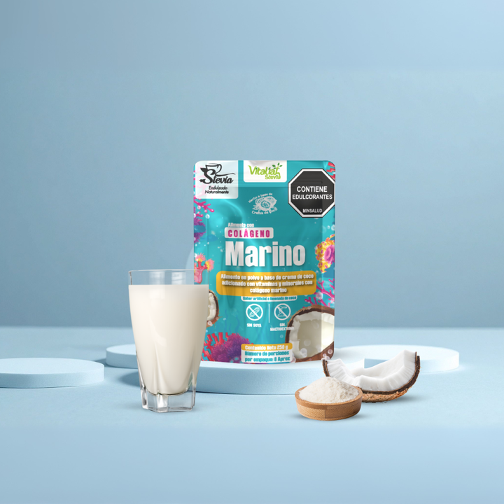 Batido Colágeno Marino Doypack 250g - Vitaliah Stevia -Alimentos saludables