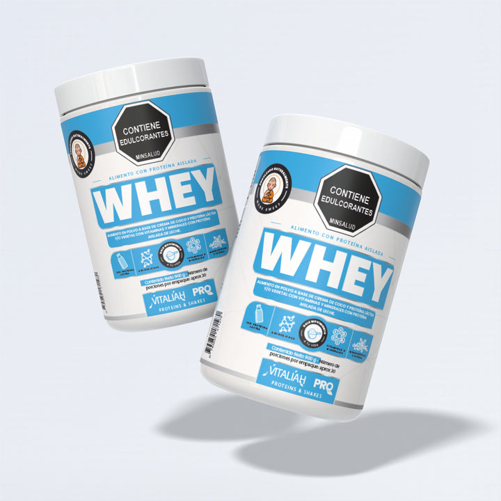 Batido Proteína Aislada Whey 900 g - Vitaliah Pro - Vitaliah Stevia -Alimentos saludables