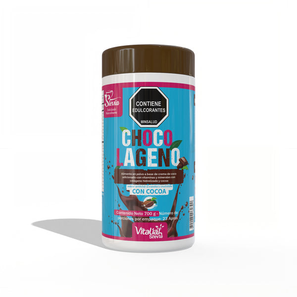 Batido Chocolageno Vitaliah - X700 g - Vitaliah Stevia -Alimentos saludables
