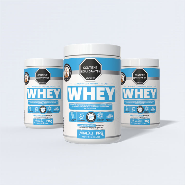Batido Proteína Aislada Whey 900 g - Vitaliah Pro - Vitaliah Stevia -Alimentos saludables