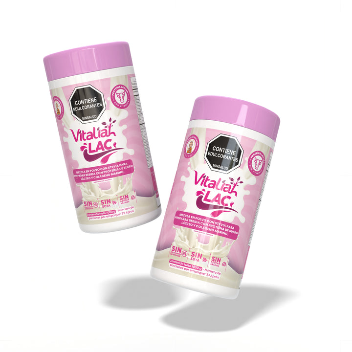 Batido Vitaliah LAC con Colágeno Marino - 1000 g - Vitaliah Stevia -Alimentos saludables