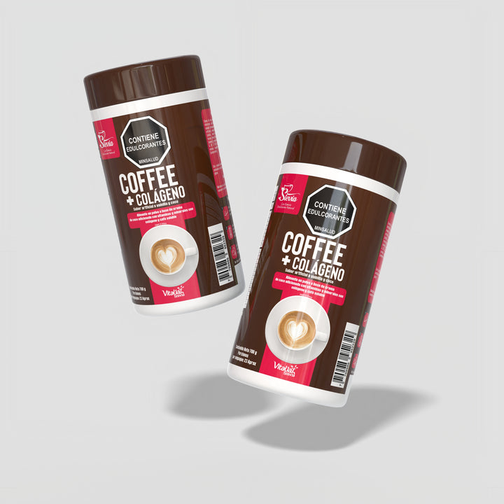 Batido Colágeno Hidrolizado con Café | Coffee+ - 700 g - Vitaliah Stevia -Alimentos saludables