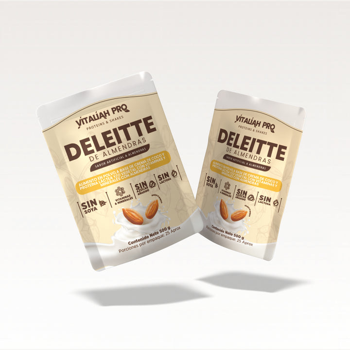 Vitaliah Pro Batido - DELEITTE DE ALMENDRAS - 500 G - Vitaliah Stevia -Alimentos saludables