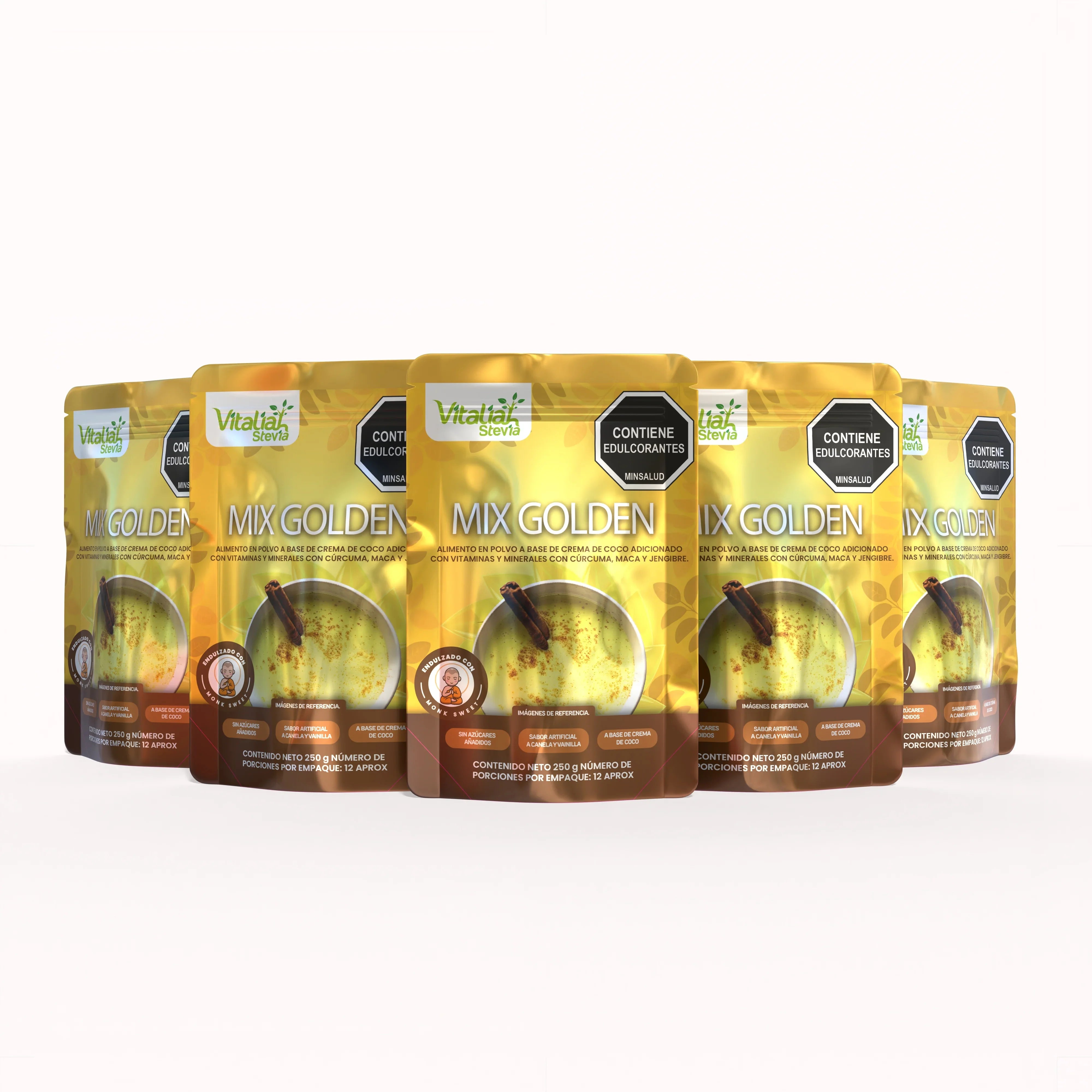 Mix Golden Doypack - 250 g - Vitaliah Stevia -Alimentos saludables
