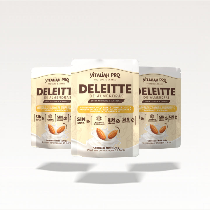 Vitaliah Pro Batido - DELEITTE DE ALMENDRAS - 500 G - Vitaliah Stevia -Alimentos saludables