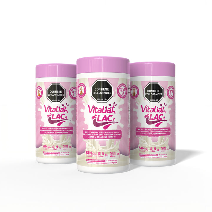 Batido Vitaliah LAC con Colágeno Marino - 1000 g - Vitaliah Stevia -Alimentos saludables