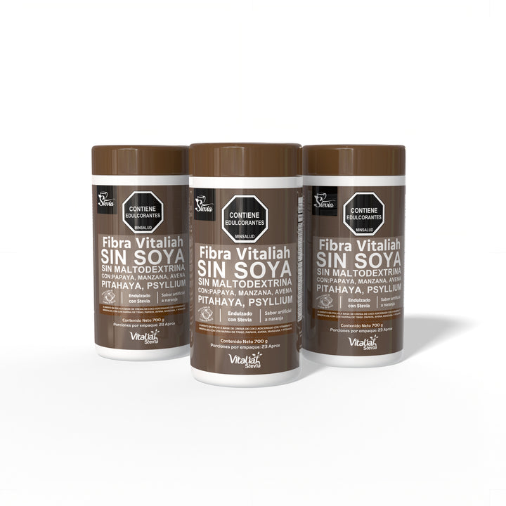 Batido Fibra Vitaliah - 700 g - Vitaliah Stevia -Alimentos saludables