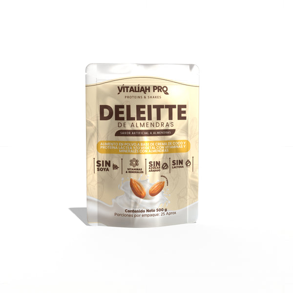 Vitaliah Pro Batido - DELEITTE DE ALMENDRAS - 500 G - Vitaliah Stevia -Alimentos saludables