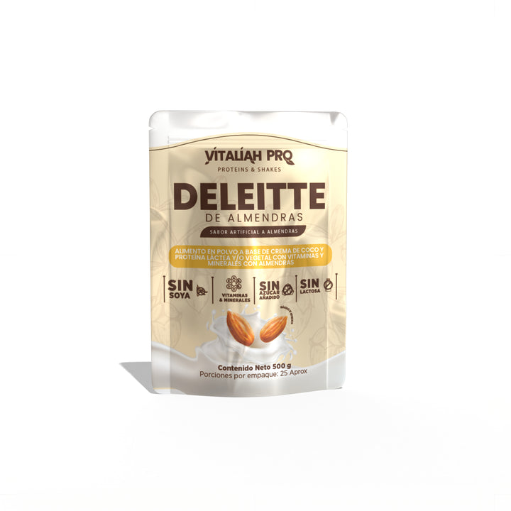 Vitaliah Pro Batido - DELEITTE DE ALMENDRAS - 500 G - Vitaliah Stevia -Alimentos saludables