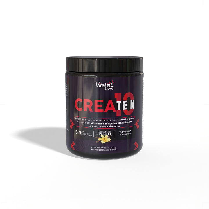 Batido Crea 10 - Creatina x400 g - Vitaliah Stevia -Alimentos saludables