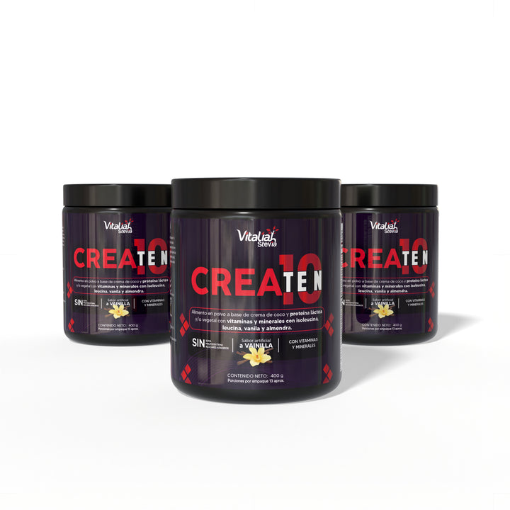 Batido Crea 10 - Creatina x400 g - Vitaliah Stevia -Alimentos saludables