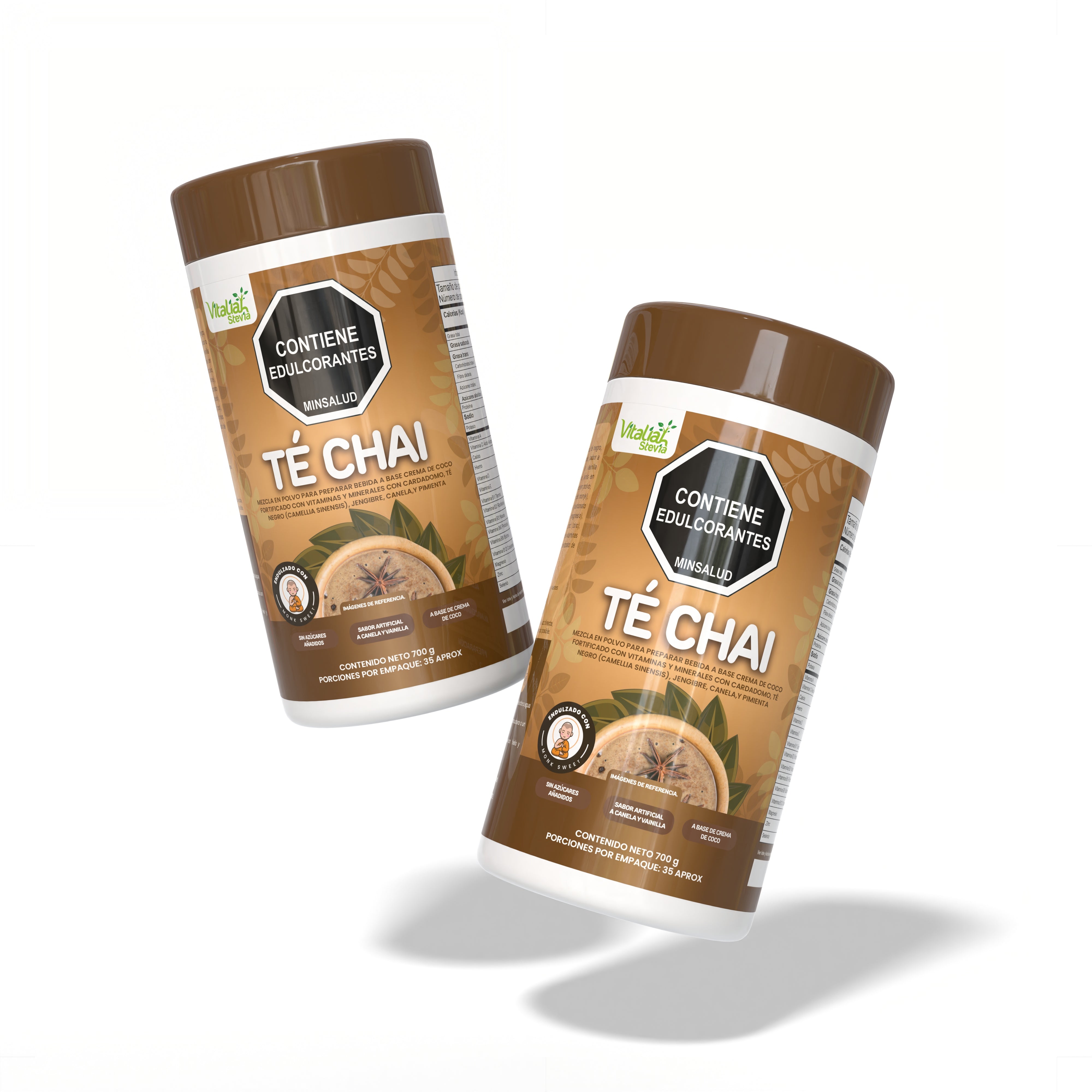 Té Chai - 700 g - Vitaliah Stevia -Alimentos saludables