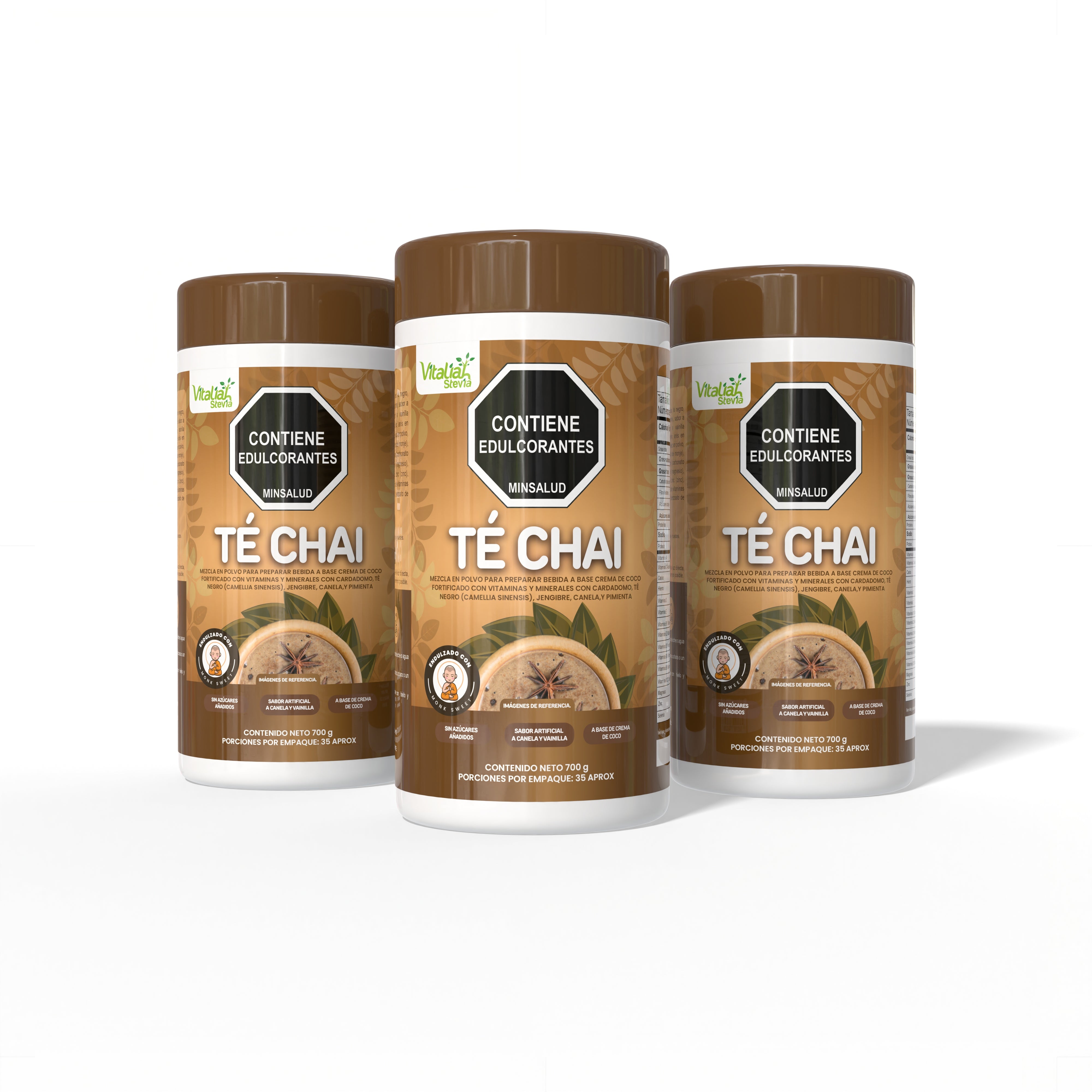 Té Chai - 700 g - Vitaliah Stevia -Alimentos saludables