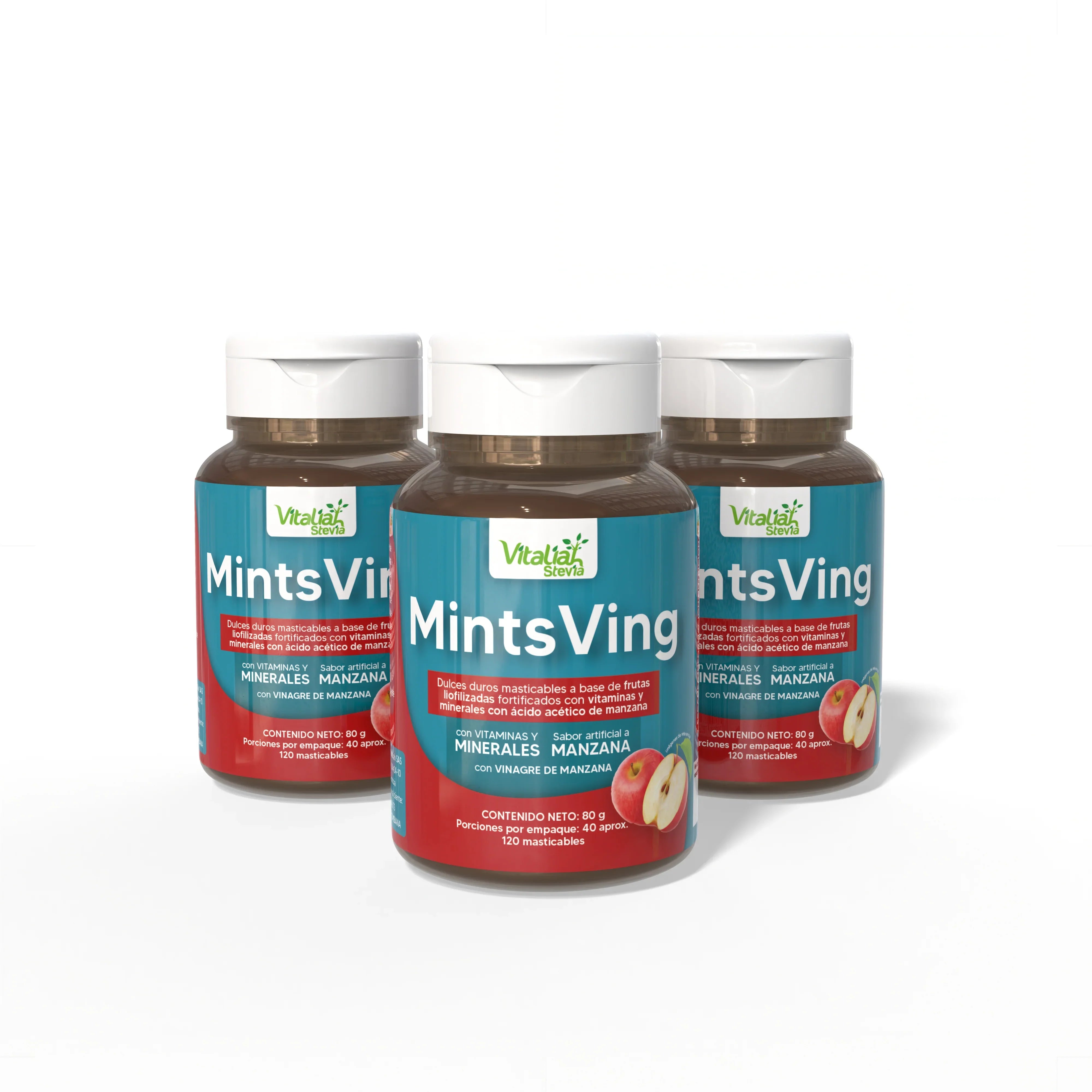 Masticables MintsVing - Vinagre de Manzana 120 und