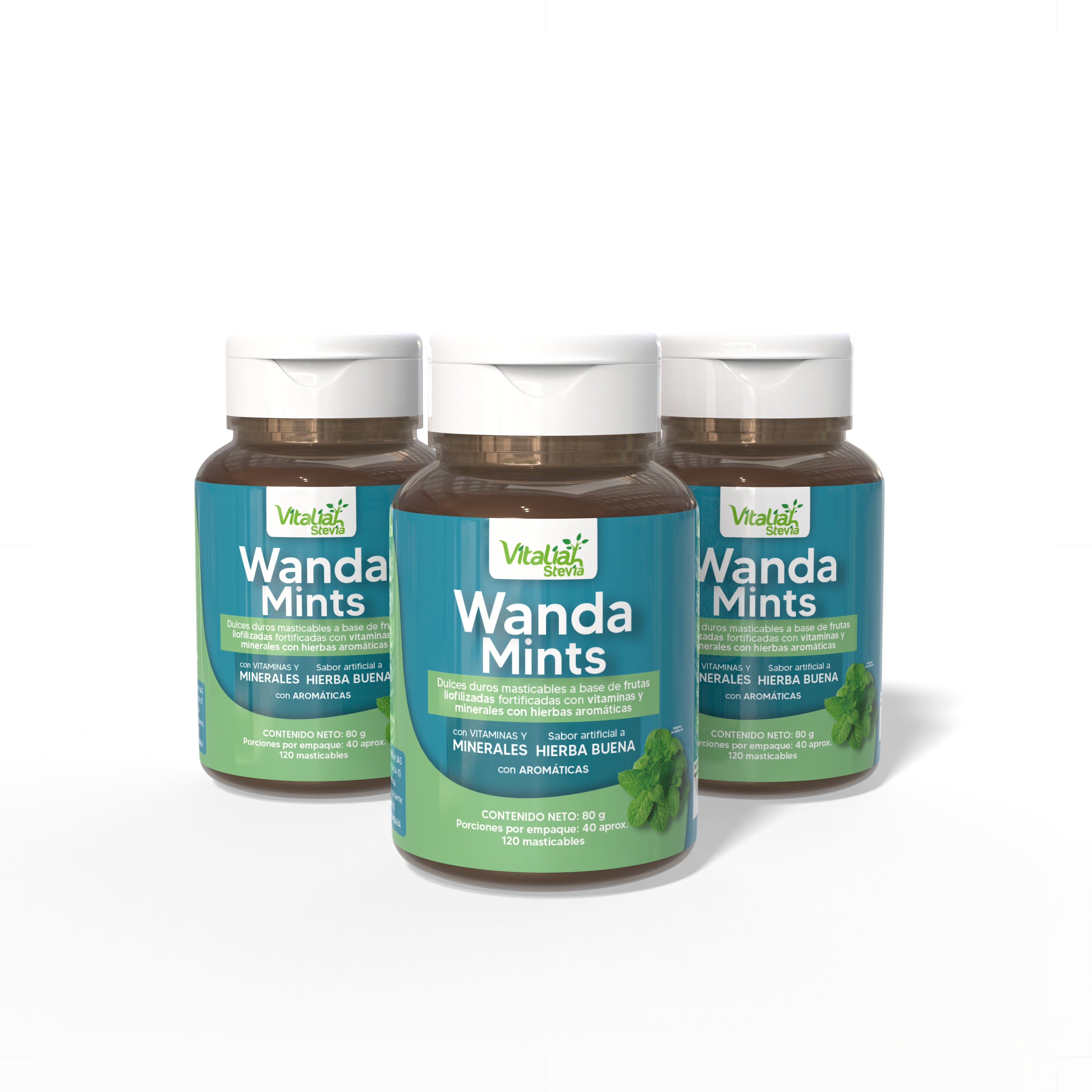 Masticables Wanda Mints - Hierbas Aromáticas 120 und