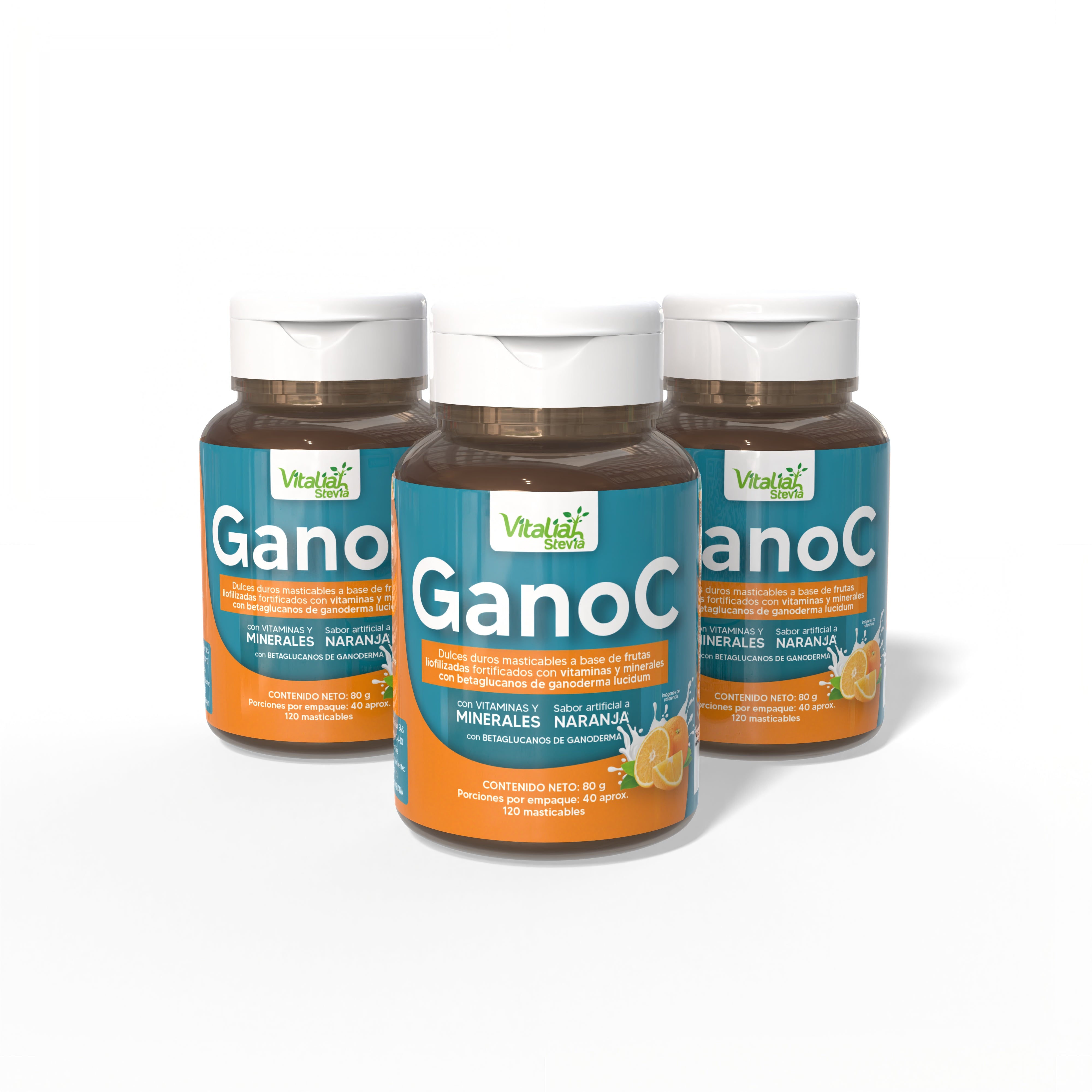 Masticables GanoC -  Ganoderma 120 und