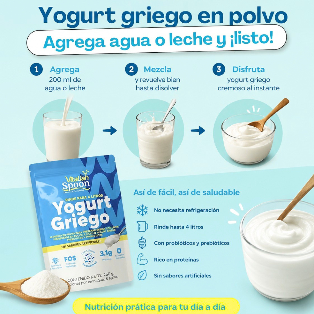Yogurt Griego en Polvo Vitaliah - 250g
