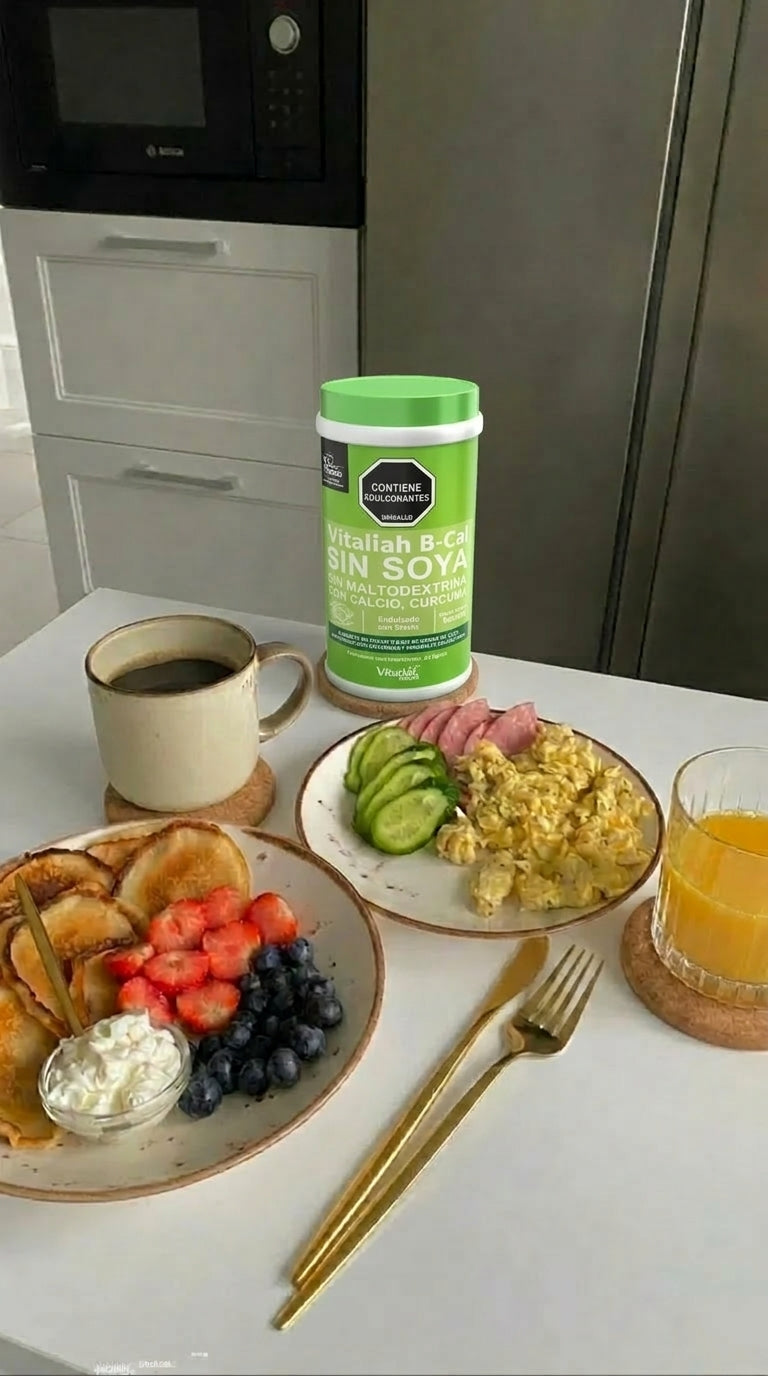 Preparación de b-cal para el desayuno