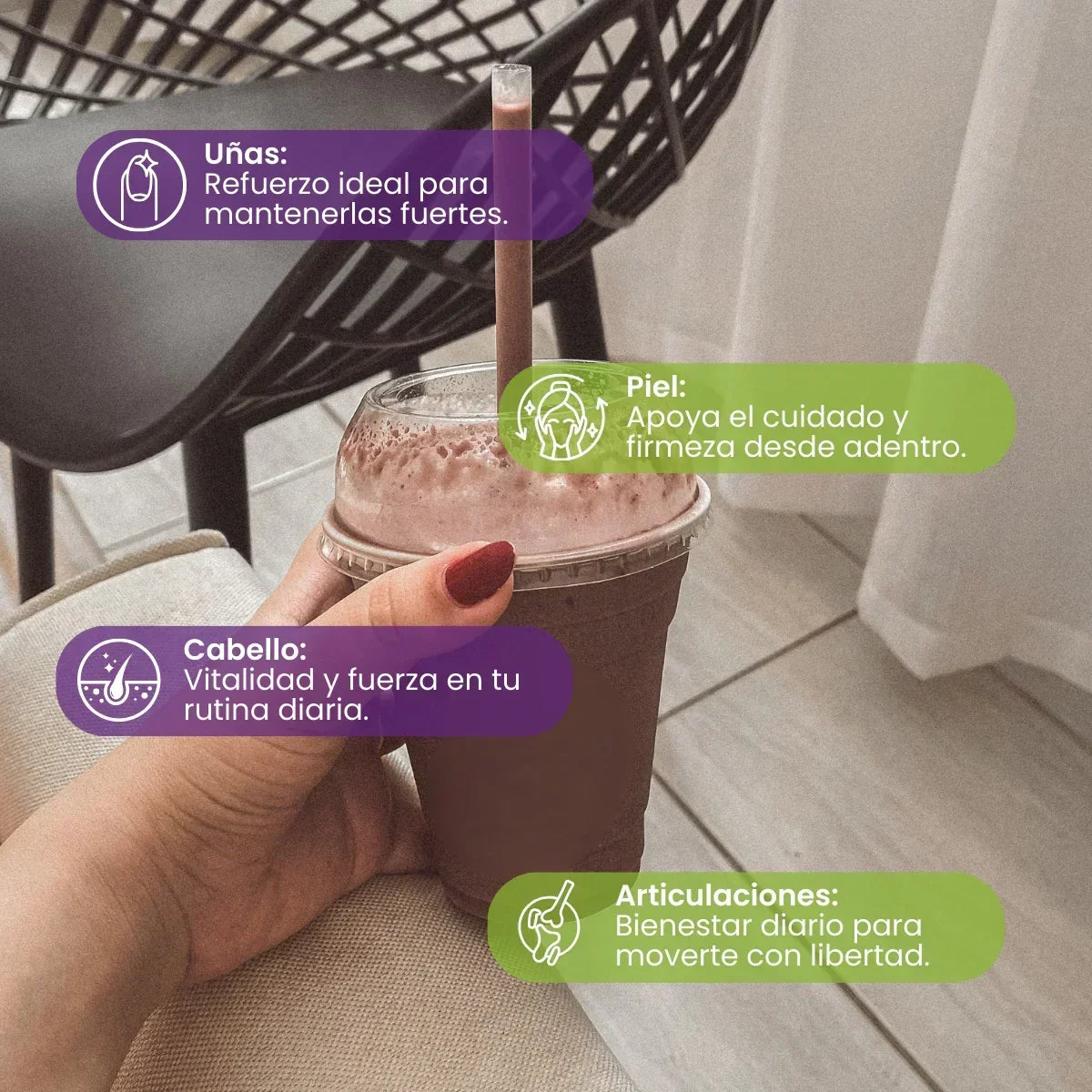Batido Chocolageno Vitaliah - X700 g - Vitaliah Stevia -Alimentos saludables