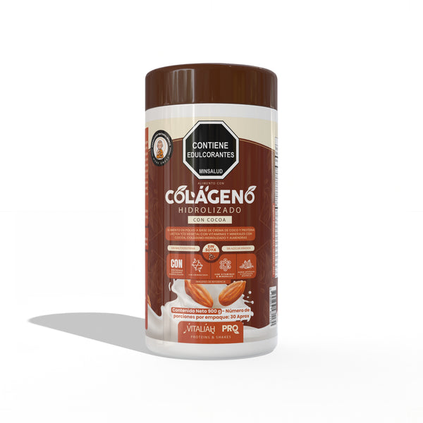 Vitaliah Pro - Colágeno Hidrolizado de Chocolate - 900g - Vitaliah Stevia -Alimentos saludables