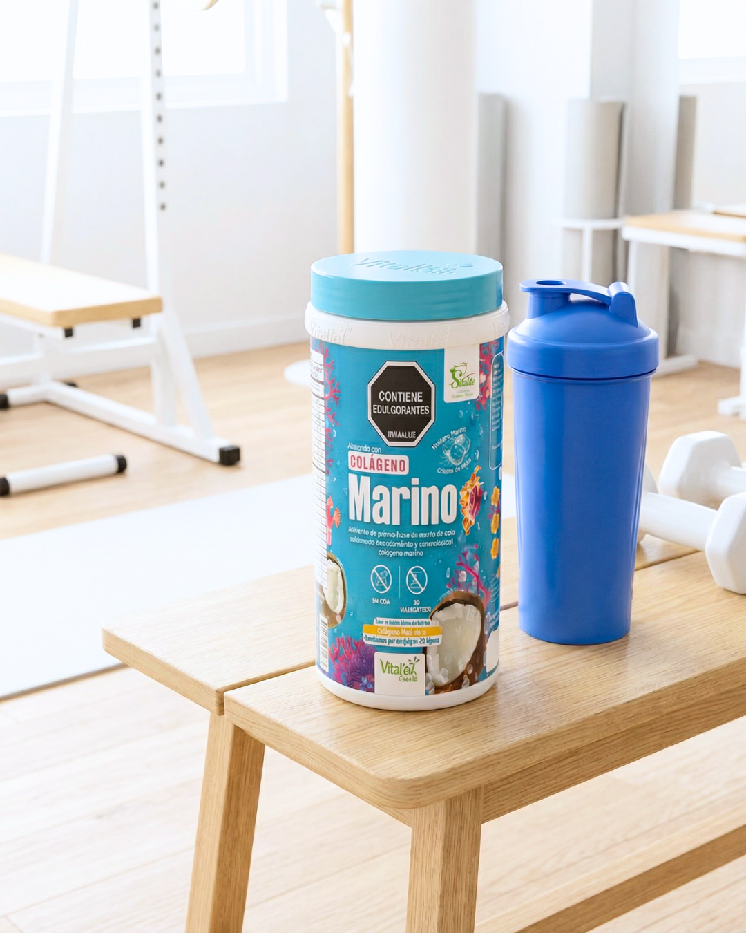 Preparación de colágeno hidrolizado para el gym