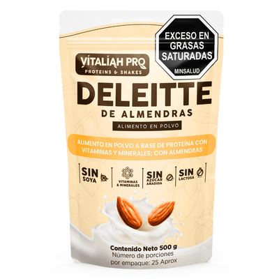 COMBO X1 Vitaliah Pro Batido - DELEITTE DE ALMENDRAS - 500 G vitaliah colombia