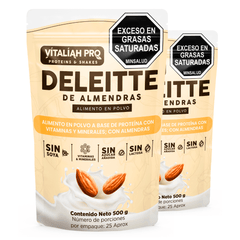 COMBO X2 Vitaliah Pro Batido - DELEITTE DE ALMENDRAS - 500 G vitaliah colombia