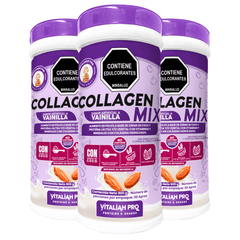 COMBO X3 Vitaliah Pro. - Colágeno hidrolizado sabor vainilla con leche de almendras 900G vitaliah colombia