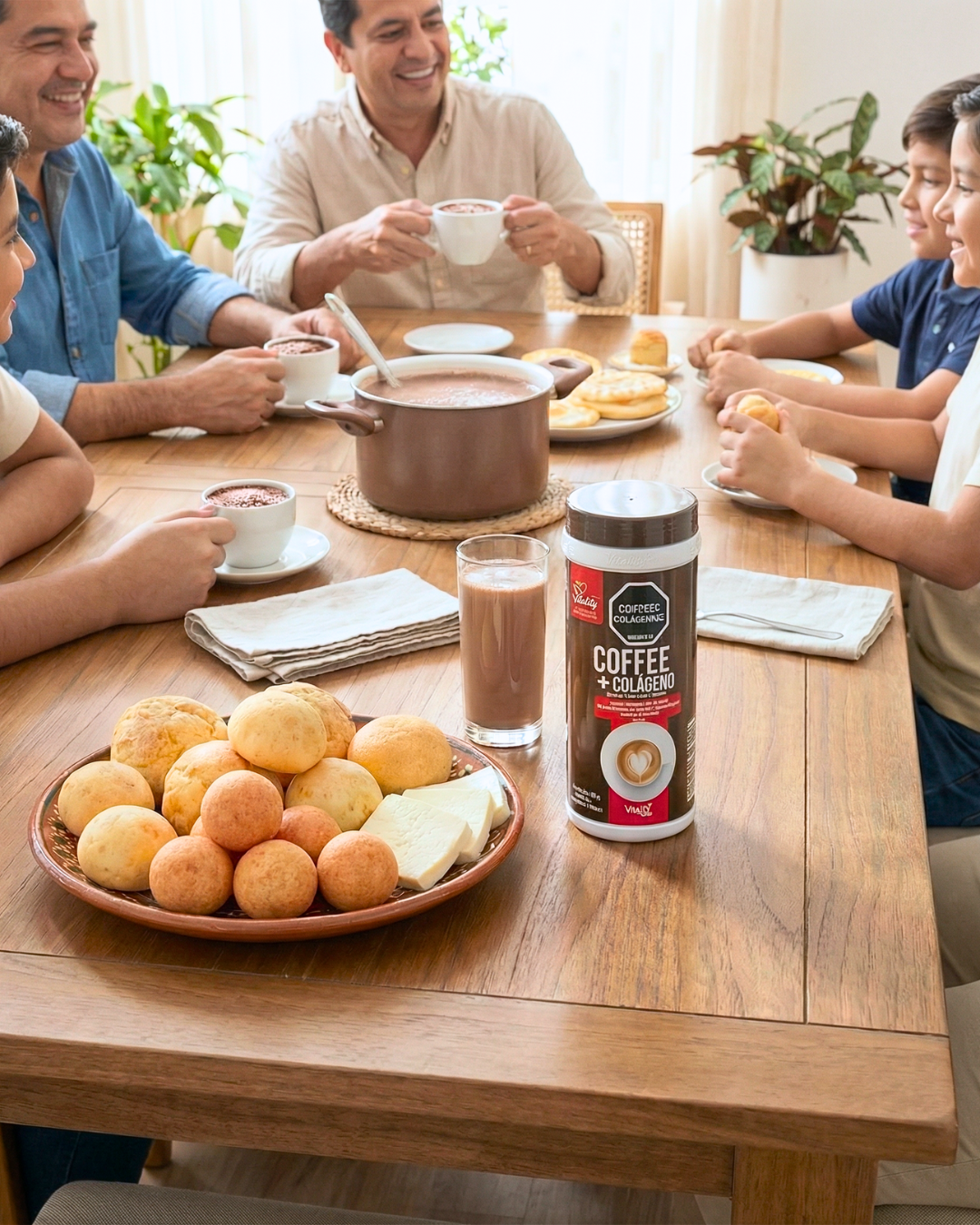 Colágeno hidrolizado con café endulzado con stevia