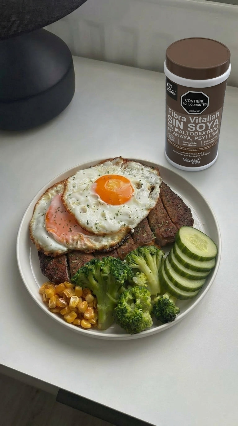 Preparación de fibra vitaliah para el desayuno