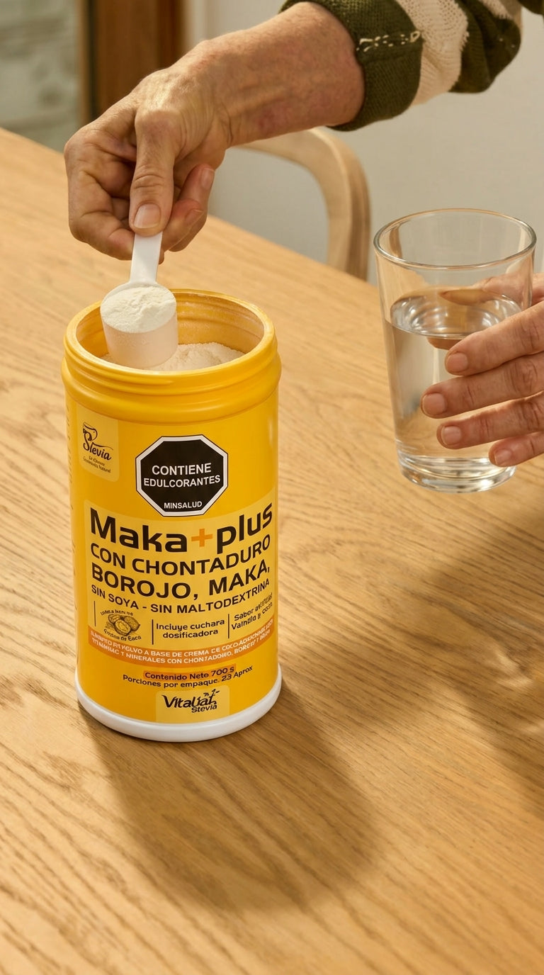 Preparación de Makaplus vitaliah