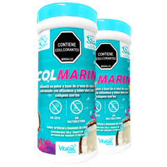 SALUD Y DEPORTES 2 Frascos Batido - Colágeno Hidrolizado-origen Marino-700 g vitaliah colombia