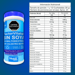 SALUD Y DEPORTES Batido - Factor Vitaliah - X700 G vitaliah colombia