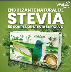SALUD Y DEPORTES Caja de 50 Sobres Stevia vitaliah colombia