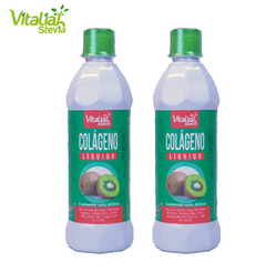 SALUD Y DEPORTES Colágeno líquido sabor a Kiwi X600ml vitaliah colombia