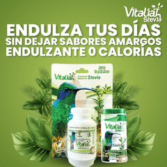 Stevia en 500 Tabletas + 100 (gratis) vitaliah colombia