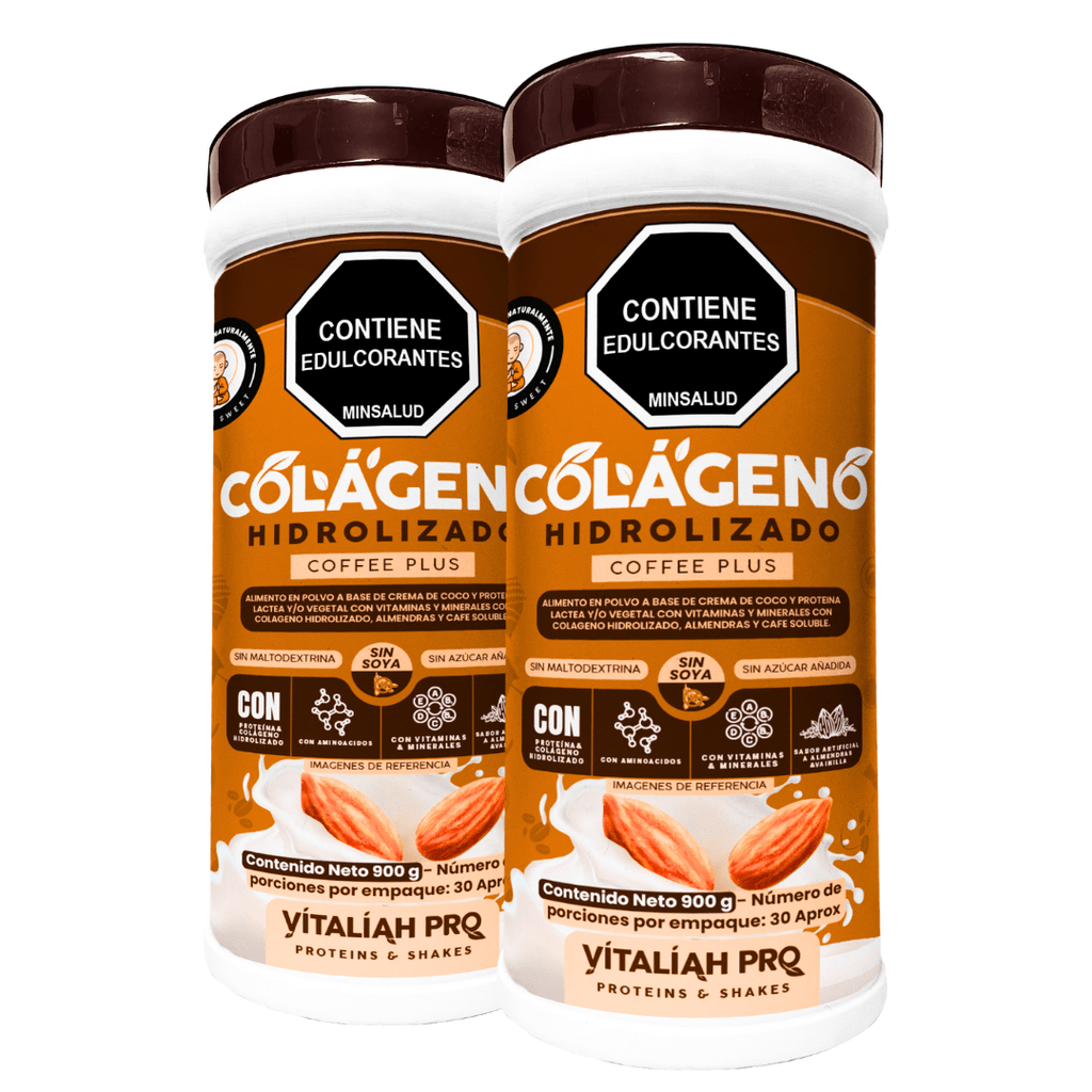 Vitaliah Pro - Colágeno sabor café, con leche de Almendras 900g vitaliah colombia
