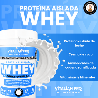 Vitaliah Pro - Proteína Aislada Whey X900 g vitaliah colombia
