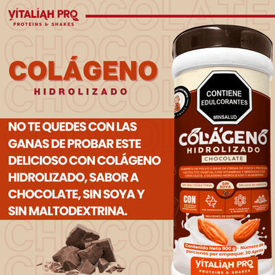Vitaliah Pro Vitaliah Pro - Colágeno Hidrolizado con sabor chocolate 900g vitaliah colombia