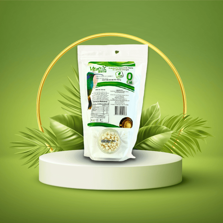 Endulzante natural Stevia en polvo por 350g vitaliah colombia