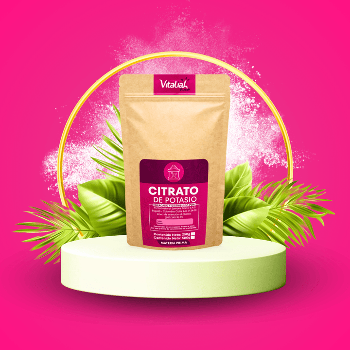 BOLSA DE 250 g DE CITRATO DE POTASIO PURO + OBSEQUIO MENTAS 15 g vitaliah colombia
