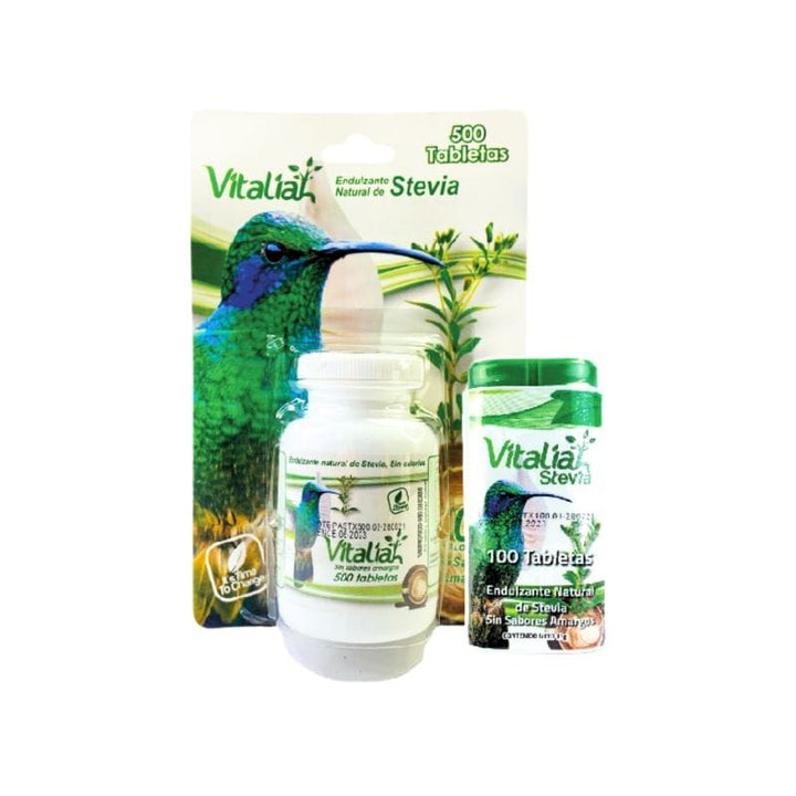 Stevia en 500 Tabletas + 100 (gratis) vitaliah colombia