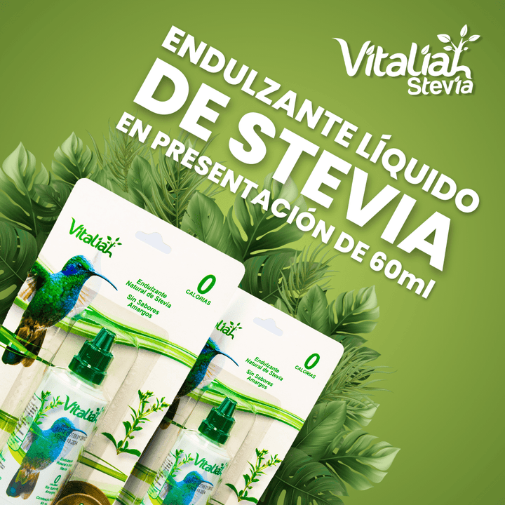 Stevia gotero 60 ml vitaliah colombia