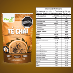 X 5 BOLSAS TE CHAI - 250G BATIDO - TÉ CHAI - 250g vitaliah colombia